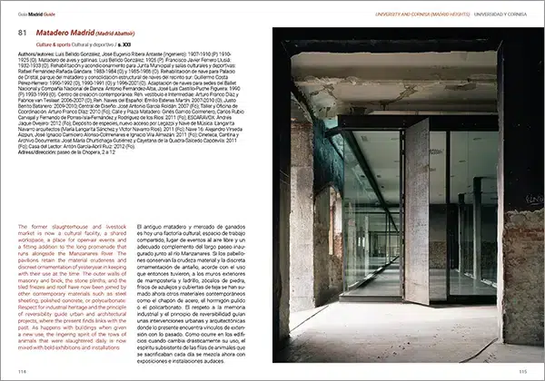 Páginas de Matadero Madrid en Guía Madrid Guide